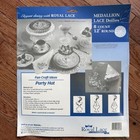Royal Lace Round Doilies  white  12   8 Pack New And Sealed 