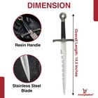 Armory Replicas Assassins Game Sword Breaker Dagger Knife With Free Sheath