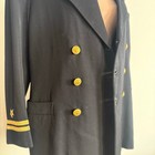 Vintage U s  Navy Officer Lieutenant Dress Uniform Jacket Novakoff Bros Blk gold