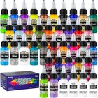 Airbrush Paint 36 Colors With 4 Thinner Airbrush Paint Set Water-based Air New