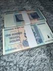 10x100 Trillion Dollars 100  Original Zimbabwe  2008 Aa Series P91 Unc Uv Passed