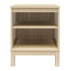 Mainstays Cane Side Table  Spring Pine