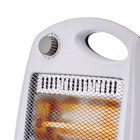 800-watt White 2-elements Electric Portable Radiant Quartz Space Heater