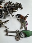 Bulk Lot Of Mixed Keys W  Vintage Skeleton Keys Old Antique Craft Steampunk