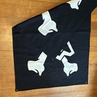 1990s Fox Racing Promotional Banner Skull And Cross Bone polyester double Sided