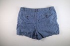 Womens A New Day Blue Casual Shorts Size 16 Euc