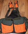 Hunting  Shooting  Falconry Vest gun Dog Handlers Works K9  Shiny Orange Reflect
