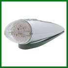 Watermelon 1000 Torpedo Cab 19 Amber Clear Led Light Chrome For Trucks Set Of 5