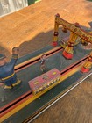 Antique 1929 Marx Main Street Tin Litho Wind-up Traffic Toy Working
