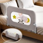 Baby Bed Guard Rail For Toddler - Adjustable Heights  Swing Down 32 Inch