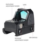Hd1069 Tactical Compact Red Dot Sight 2 Moa Optical Reflex Scope W glock Plate