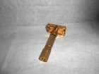 Gillette Executive Tto De Adjustable Safety Razor Replated 24k Gold