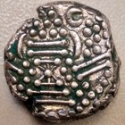 950-1050 Ad India Silver Drachm  Sassanian Gadhaiya King Ancient Ar Coin ingot 