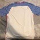 Nike Dri-fit Usa Soccer Jersey White W  Blue   Red Trim  Size L