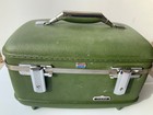 Vintage Avocado American Tourister Tiara Hard Train Case