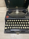 Vintage 1920 s Remington Portable Typewriter W case Black
