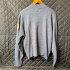 Vintage Usps Us Mail Postal Carrier Zip Cardigan Sweater Nasa Tag Mens 40 Grey