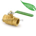 1  Npt Threaded Lead-free Brass Ball Valve  Full Port  600psi Wog