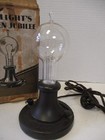 Vintage Light s Golden Jubilee Light Bulb W  Box - 1929 Thomas Edison