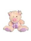Hug Fun Pig Pink 10    Big Feet Animal Plush   Baby Infant Companion  Soft Cuddly