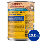Pedigree Chopped Ground Dinner T-bone Steak Flavor Adult Wet Dog Food  12pack