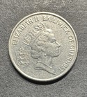1985 Brilliant Boat Bailiwick Of Guernsey 5p Five Pence Bunc World Rare Coin
