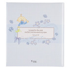 Boy Baby Book Of Memories Blue Keepsake Photo Album   Our Baby Boy Memory Book B