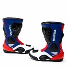 Honda Motorcycle Racing Boots   Gloves Set Protective Riding Gear Leather