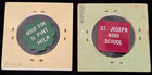 Hawaii St  Joseph High School Hilo Hi Two  2  Lunch Tokens 1950s Vintage
