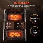 2-tier Digital Air Fryer Dual Zone Heating Visual Window Space Saving Oil Free