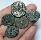 Ancient Roman Imperial Bronze Coins Lot - 5 Ps Very Nice Pieces