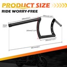 Motorcycle 7 8  22mm Handlebar Z Bar For Coleman Bt200x Ct200u-ex B200 Mini Bike