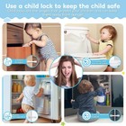 8-pack Cabinet Locks Baby Proofing-syican Child Proof Drawer Locks multi-purpose