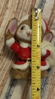 Vintage Set Of 2 Homco 5405 Santa Mice W gifts Christmas Figurine