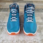 Keen Zionic Womens Hiking Shoes Sz 9 5 Fjord Blue Tangerine Lace Up Mid Top