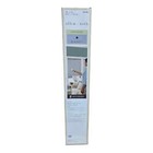 Allen   Roth Motorized Cellular Shade 35  X 72  Gray  Blackout   2318953 