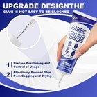 Fabric Glue Mighty Mend It Fabric Glue Permanent Clear Washable Clothing Glue
