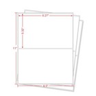 100-10000 Premium 8 5x5 5 Round Corner Shipping Labels Half Sheet Self Adhesive