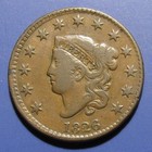 1826 Coronet Large Cent  Vf     Better Date  Well-struck  Nice Surfaces   Color