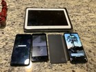Lot Of 3 Cell Phones 1 Tablet Smart Phone Phones Are Locked