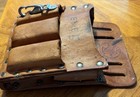 Vintage Klein Tools 5127 Leather Electrician Tool Belt Pouch - Made In Usa