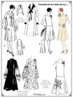 1927 Vintage Sewing Pattern 32-50  Bust 1920s Day And Evening Dress  3211 Plus