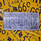 Alaska License Plate     free Shipping     1   Flag Graphic W random Letters     s