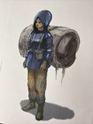 Star Wars Movie Props Concept Art The Force Awakens Production Art Used Print R1