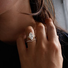 3 60tcw Marquise Lab Diamond Engagement  Ring   Criss-cross Band   Igi Certified