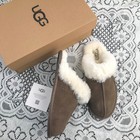 Ugg Scuffette Ii Espresso Suede Women s Comfort Sheepskin Wool Slippers 6-11 New