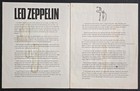 Led Zeppelin-john Bonham-1972 1973 Rare Uk Concert Tour Program  book   booklet 