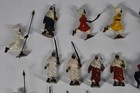 38 Vintage Britains Toy Soldiers Arab Horse Mount Metal Hand Painted Lot