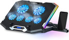 Topmate C11 Laptop Cooling Pad Rgb Gaming Notebook Cooler  Laptop Fan