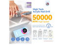 Electric Nail Drill 50000rpm Rechargeable Professional Manicure Salon Kit